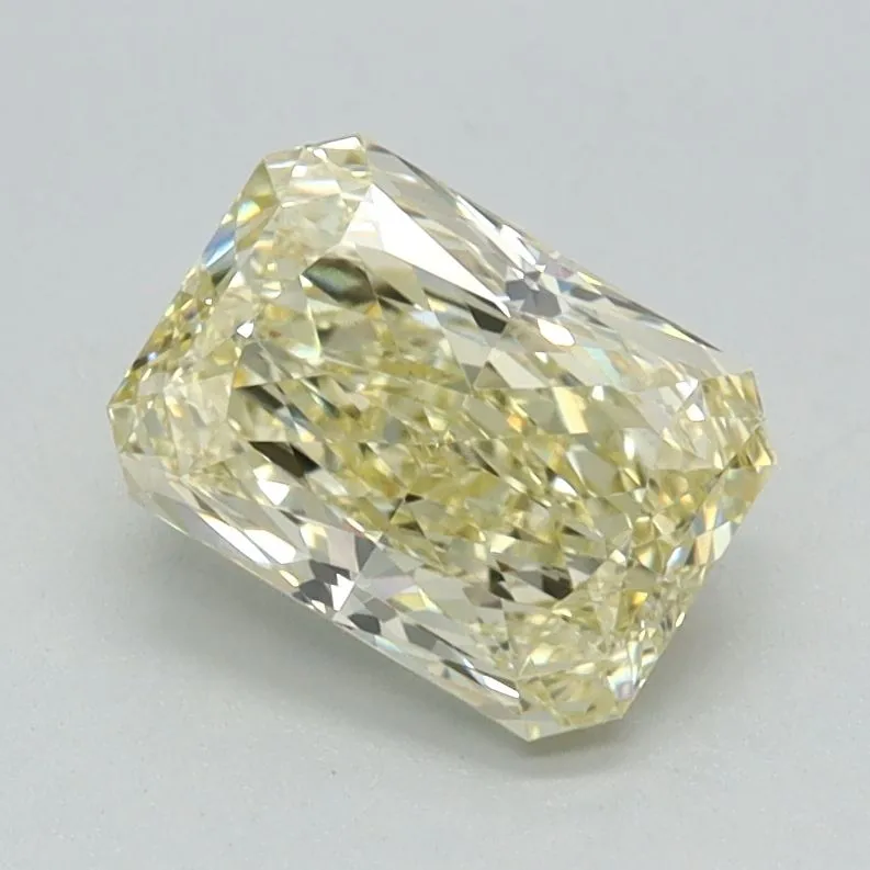 1.08ct RADIANT Fancy Intense Yellow VVS2 Coloured Lab diamond