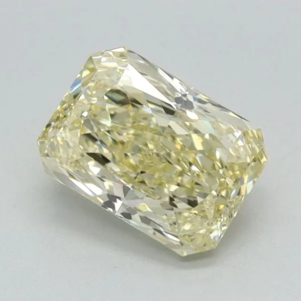 1.08ct RADIANT Fancy Intense Yellow VVS2 Coloured Lab diamond