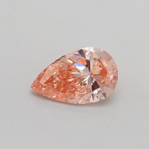 0.5ct PEAR Fancy Intense Pink SI1 Coloured Lab diamond
