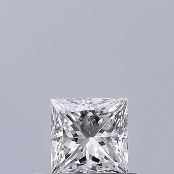 0.41ct PRINCESS F VVS2 Natural diamond