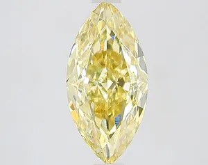 2.03ct MARQUISE Fancy Yellow VS1 Coloured Lab diamond