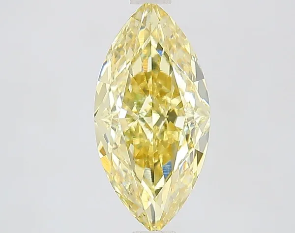 2.03ct MARQUISE Fancy Yellow VS1 Coloured Lab diamond