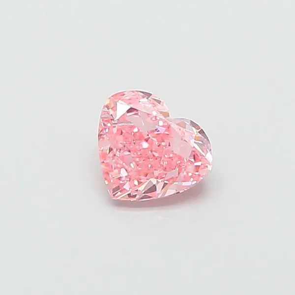 1ct HEART Fancy Vivid Pink VS1 Coloured Lab diamond
