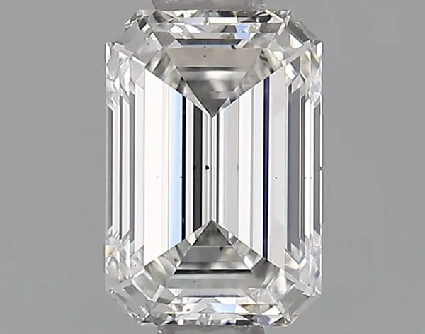 0.71ct EMERALD F VS2 Lab diamond