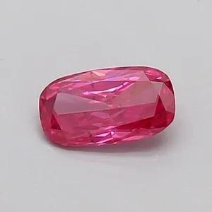 0.32ct CUSHION Fancy Vivid Pink SI1 Coloured Lab diamond