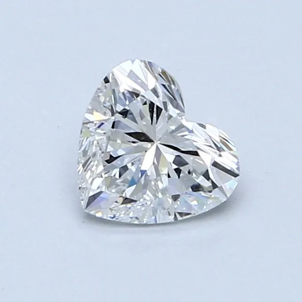 0.7ct HEART E VVS2 Natural diamond
