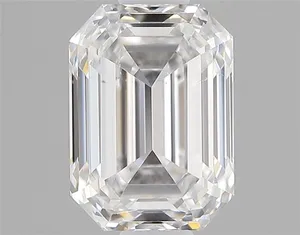 0.7ct EMERALD D SI2 Natural diamond