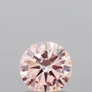 1.03ct ROUND Fancy Intense Pink VS1 Coloured Lab diamond