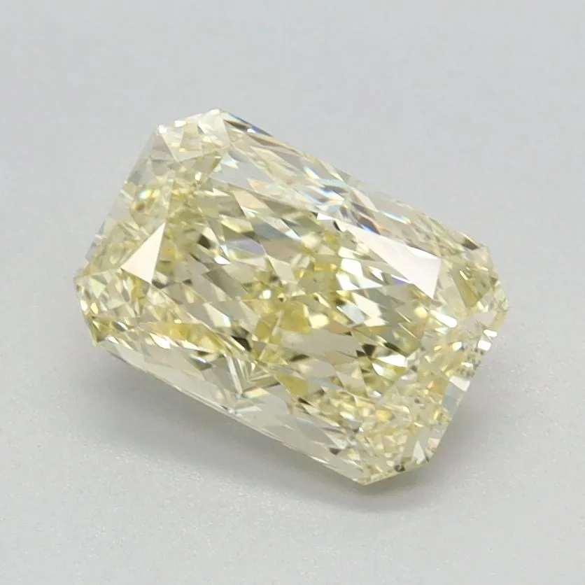 1.13ct RADIANT Fancy Yellow VVS2 Coloured Lab diamond