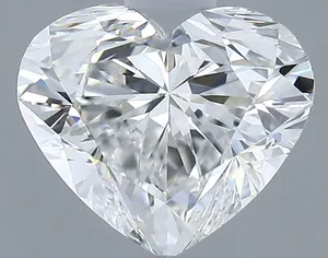 0.9ct HEART F VVS2 Natural diamond