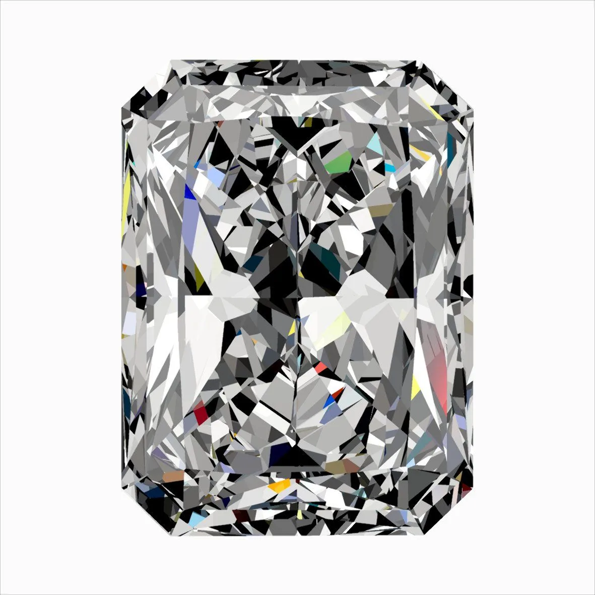 0.61ct RADIANT D VVS2 Natural diamond