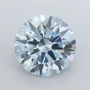 1.04ct ROUND Fancy Intense Blue VS1 Coloured Lab diamond