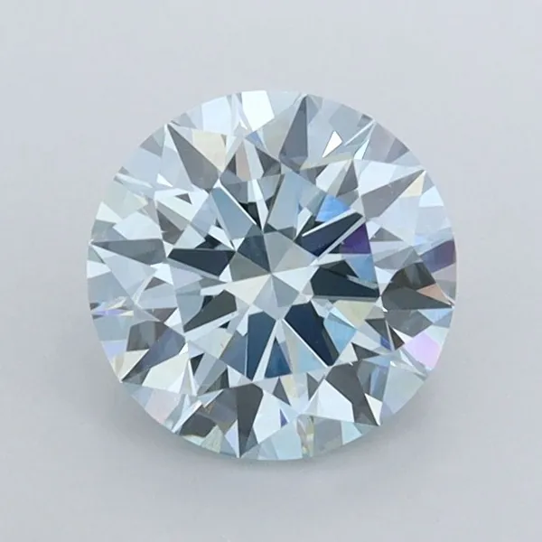 1.04ct ROUND Fancy Intense Blue VS1 Coloured Lab diamond
