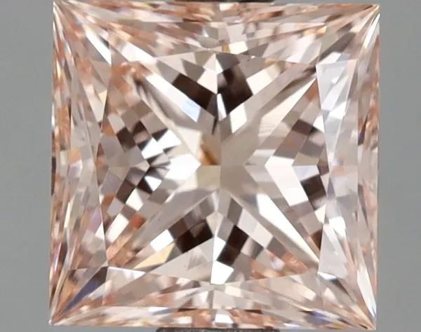 2ct PRINCESS Fancy Intense Pink VS1 Coloured Lab diamond