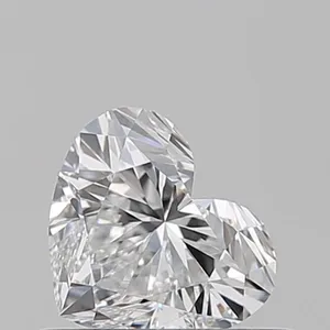 0.51ct HEART D VVS2 Natural diamond