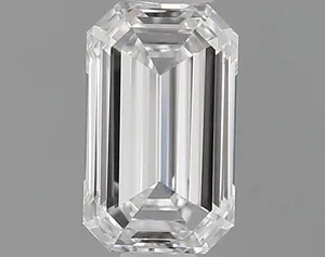 0.51ct EMERALD D VVS1 Lab diamond