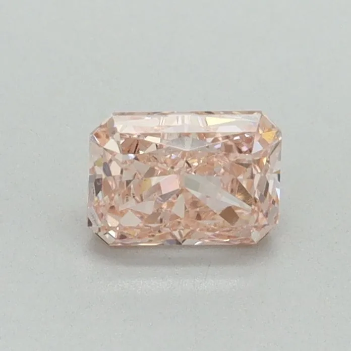 0.51ct RADIANT Fancy Vivid Pink VS1 Coloured Lab diamond