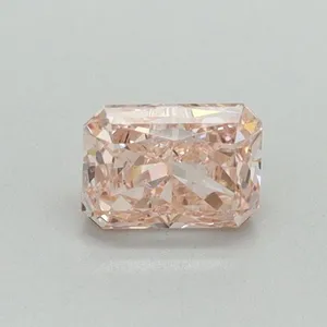 0.51ct RADIANT Fancy Vivid Pink VS1 Coloured Lab diamond