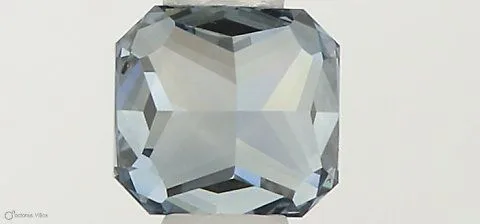 0.35ct RADIANT Fancy Vivid Blue VS2 Coloured Lab diamond