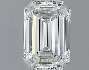 0.64ct EMERALD F VS2 Natural diamond