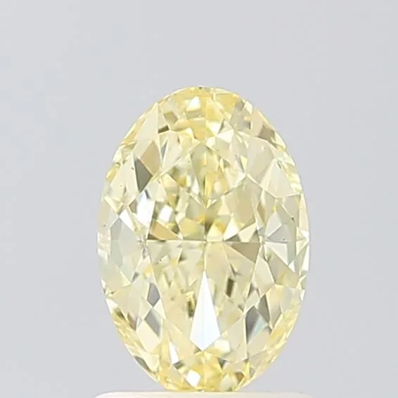 1.17ct OVAL Fancy Yellow VS2 Coloured Lab diamond