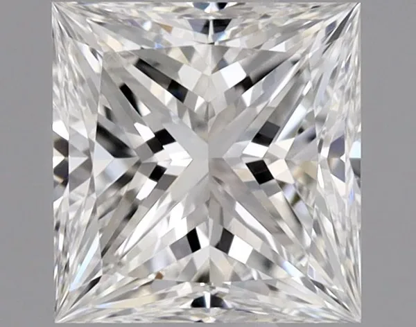 0.53ct PRINCESS F VVS2 Natural diamond