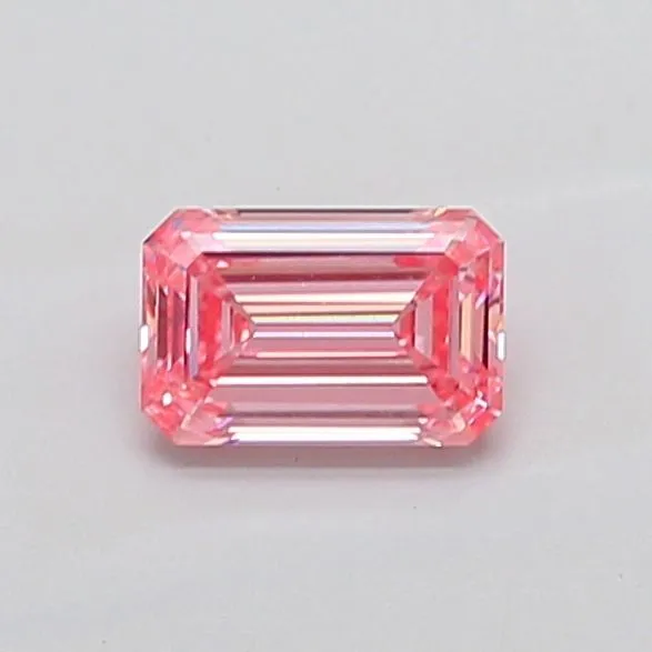 1.05ct EMERALD Fancy Vivid Pink VVS2 Coloured Lab diamond