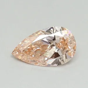 0.4ct PEAR Fancy Intense Pink VS1 Coloured Lab diamond