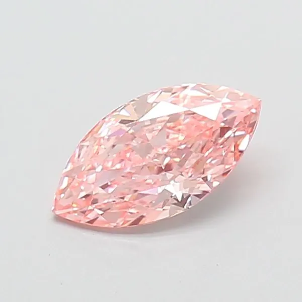 1.11ct MARQUISE Fancy Vivid Pink VVS2 Coloured Lab diamond
