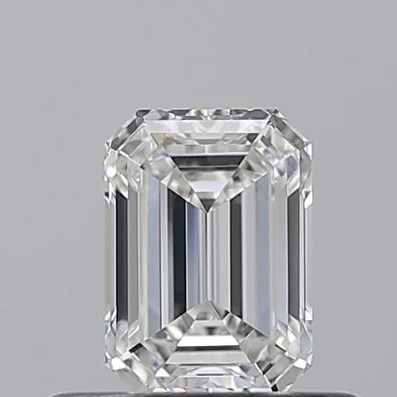 0.5ct EMERALD F IF Natural diamond