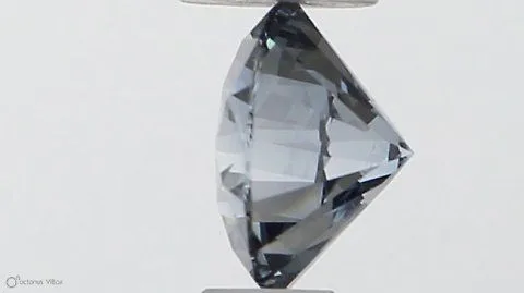 0.32ct ROUND Fancy Vivid Blue VVS2 Coloured Lab diamond