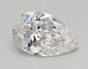 0.87ct PEAR D VVS2 Lab diamond