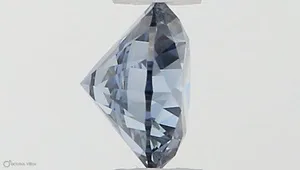0.3ct ROUND Fancy Vivid Blue VS1 Coloured Lab diamond