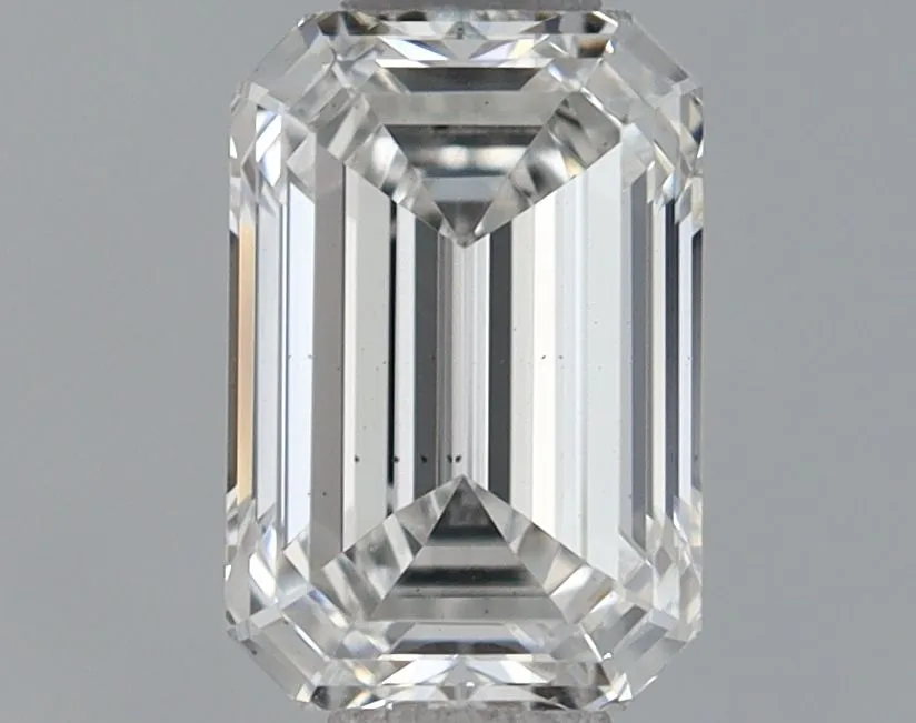 0.73ct EMERALD F VS2 Lab Grown diamond