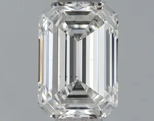 0.73ct EMERALD F VS2 Lab diamond