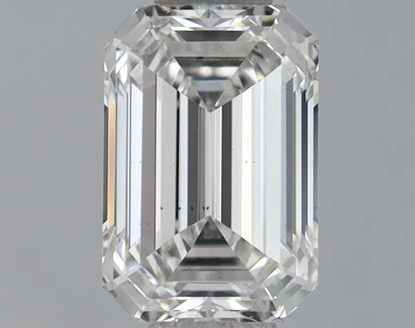 0.73ct EMERALD F VS2 Lab diamond