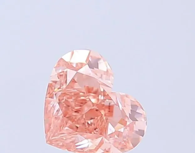 1.03ct HEART Fancy Intense Pink VVS2 Coloured Lab diamond