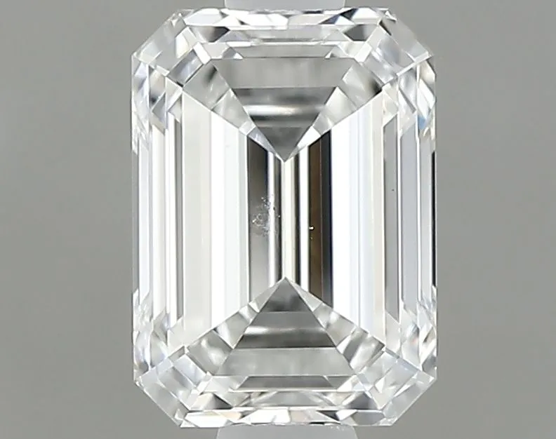 0.80ct EMERALD F VS2 Natural diamond