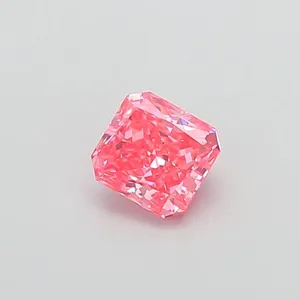 1ct RADIANT Fancy Vivid Pink VS1 Coloured Lab diamond