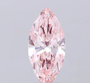 1.55ct MARQUISE Fancy Intense Pink VVS2 Coloured Lab diamond