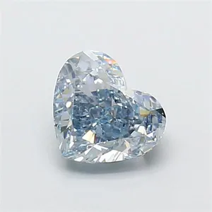 1.17ct HEART Fancy Blue VS1 Coloured Lab diamond
