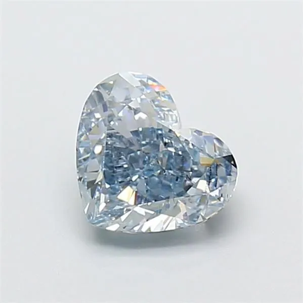 1.17ct HEART Fancy Blue VS1 Coloured Lab diamond