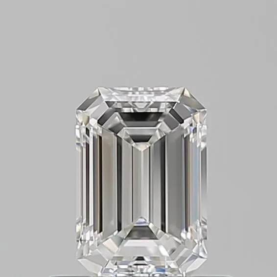 0.56ct EMERALD F VVS2 Natural diamond