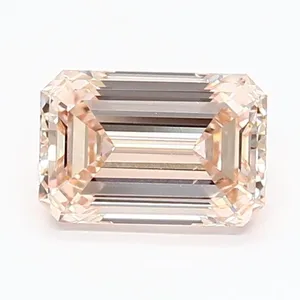 1.21ct EMERALD Fancy Intense Pink VS2 Coloured Lab diamond