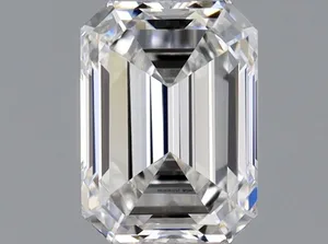 0.38ct EMERALD E VVS1 Natural diamond