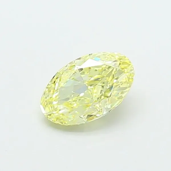1.01ct OVAL Fancy Intense Yellow VVS2 Coloured Lab diamond