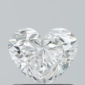 0.7ct HEART E VVS1 Natural diamond