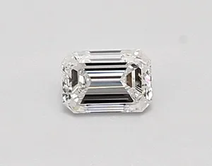 0.39ct EMERALD D VVS2 Lab diamond