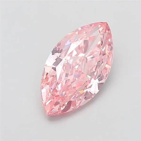 2.51ct MARQUISE Fancy Vivid Pink VVS2 Coloured Lab diamond