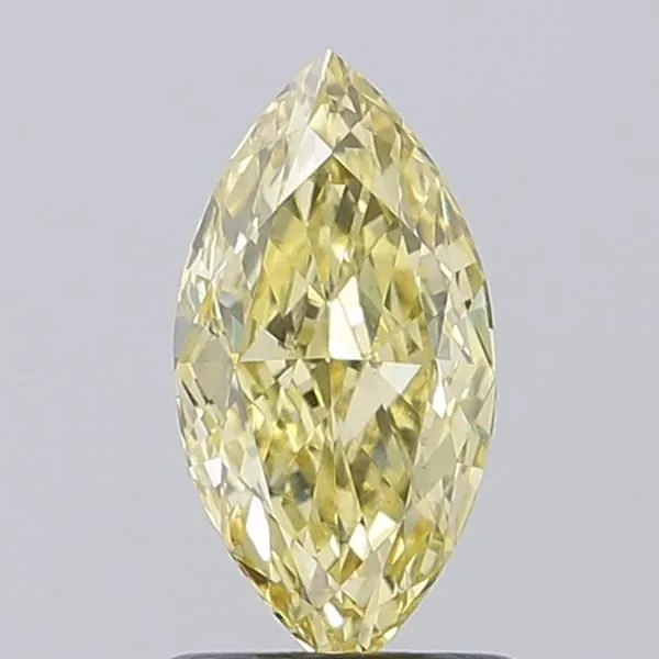 1.04ct MARQUISE Fancy Intense Yellow VS1 Coloured Lab diamond